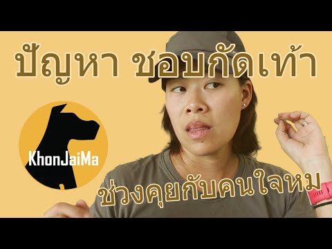 ช่วงคุยกับ Khon Jai Ma | ปัญหา​ชอบกัดเท้า​